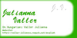 julianna valler business card